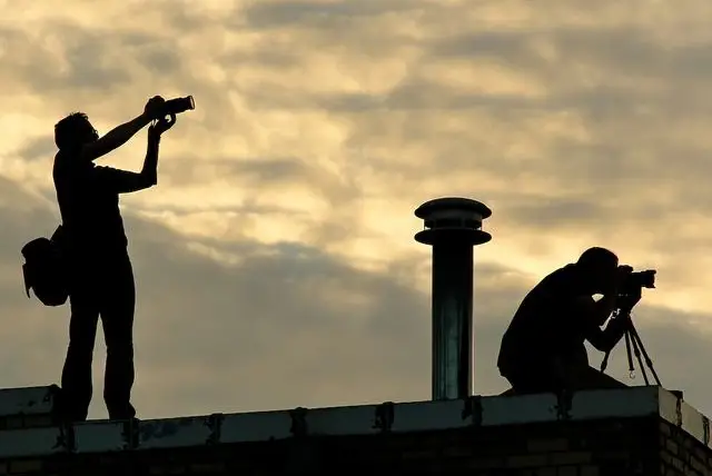 Rooftop Photographers by L.A. Nolan on Flickr